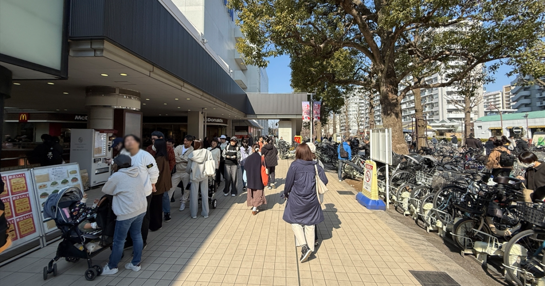 練馬区光が丘駅前の光景